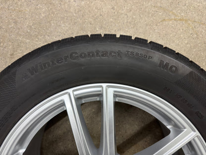 WIE NEU DOT2025 8,6mm Original Mercedes GLC X 254 C 254 18 Zoll Winterräder Winterreifen Felgen A2544014600 Alufelgen 235/60 R18 103H 8x18 ET32,5 SUV Coupé 5x112 Silber Continental MO Winterradsatz