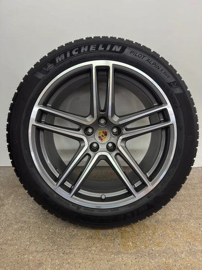 WIE NEU DOT23 Original Porsche Macan II 2 III 3 20 Zoll Winterräder Winterreifen Felgen Alufelgen 95B601025DG 95B601025DH 265/45 R20 104V 295/40 R20 106V Sport Exclusive Bicolor SUV M+S