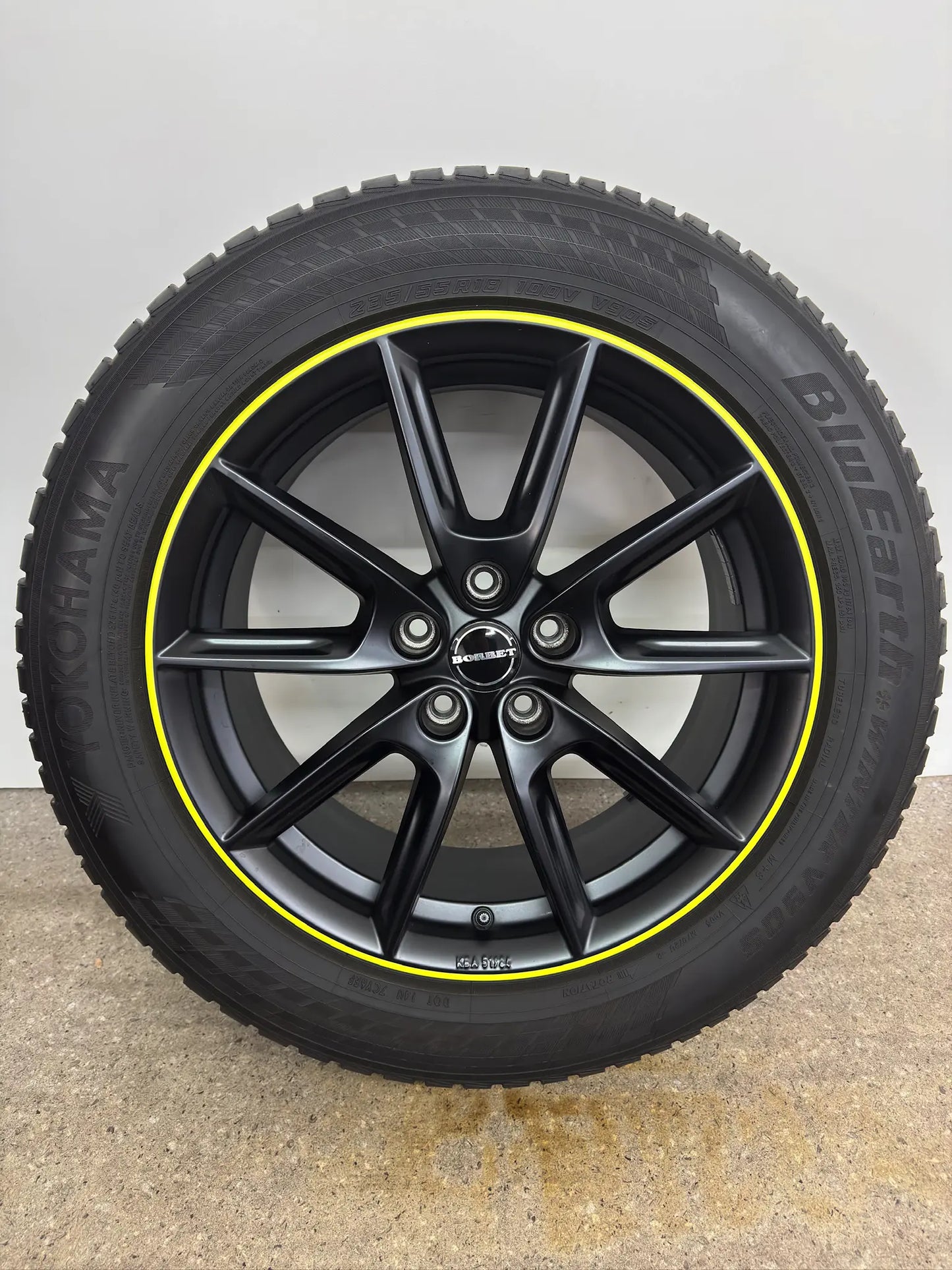 WIE NEU DOT24 Audi Q3 F3 FJ MG HS II 2 VW Tiguan AD1 5N Seat Tarraco KN Skoda Kodiaq I 1 NS PS 18 Zoll Winterräder Winterreifen Felgen Alufelgen 235/55 R18 100V M+S Schwarz RDKS KBA 51984