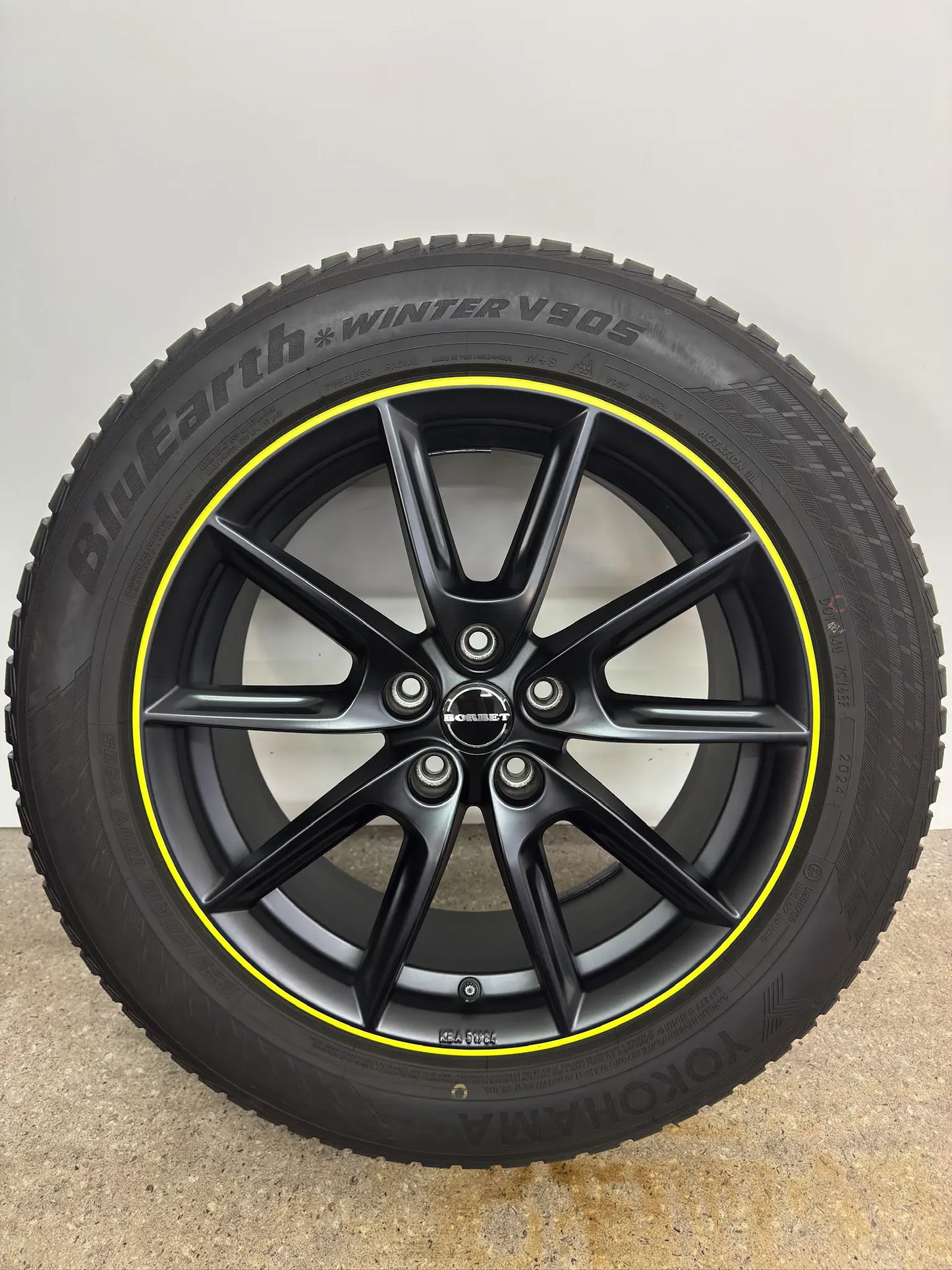 WIE NEU DOT24 Audi Q3 F3 FJ MG HS II 2 VW Tiguan AD1 5N Seat Tarraco KN Skoda Kodiaq I 1 NS PS 18 Zoll Winterräder Winterreifen Felgen Alufelgen 235/55 R18 100V M+S Schwarz RDKS KBA 51984