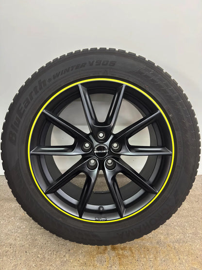 WIE NEU DOT24 Audi Q3 F3 FJ MG HS II 2 VW Tiguan AD1 5N Seat Tarraco KN Skoda Kodiaq I 1 NS PS 18 Zoll Winterräder Winterreifen Felgen Alufelgen 235/55 R18 100V M+S Schwarz RDKS KBA 51984