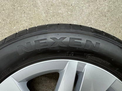 WIE NEU DOT24 Original VW Golf VIII 8 CD 16 Zoll Norfolk Sommerräder Sommerreifen Felgen 5H0601025 Alufelgen 205/55 R16 91V 7x16 ET48 Silber 5x112 Sommerradsatz MwSt.