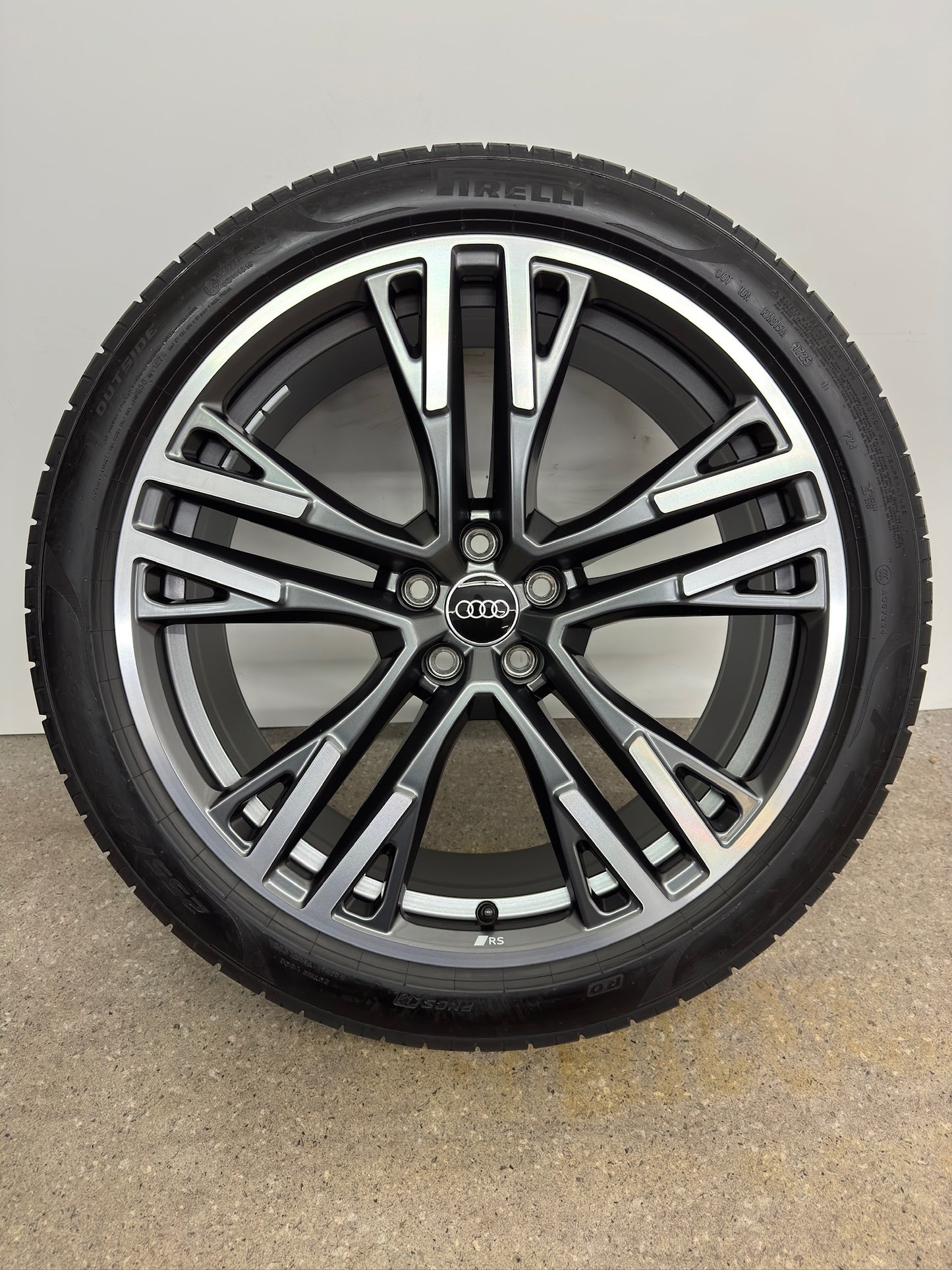 WIE NEU DOT25 Original Audi Q5 SQ5 FY GU 21 Zoll Sommerräder Sommerreifen Felgen 8MA601025M Alufelgen Sportback S-Line 255/40 R21 102Y 8,5x21 ET34 5x112 5 Doppelspeichen Y RS Sport Sommerradsatz