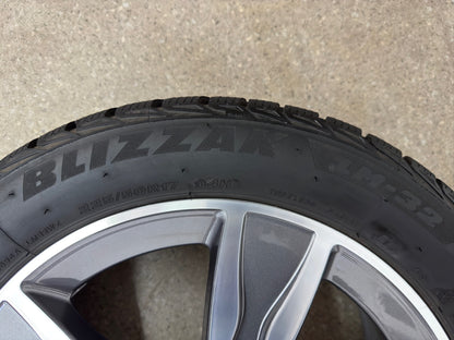 WIE NEU DOT25 Original Mercedes C-Klasse W205 S205 C205 A205 17 Zoll Winterräder Winterreifen Felgen Alufelgen A2054010800 225/50 R17 94H MO M+S 7x17 ET48,5 Winterradsatz 4MATIC