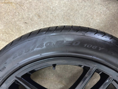 WIE NEU DOT25 Original Porsche Macan II 2 III 3 20 Zoll Sommerräder Sommerreifen Felgen Alufelgen 95B601025DG 95B601025DH 265/45 R20 104Y 295/40 R20 106Y Sport Exclusive Schwarz SUV
