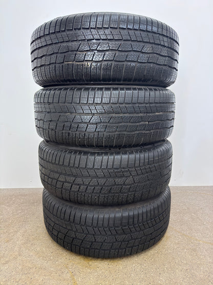WIE NEU DOT4024 Original VW Touareg III 3 Osorno 19 Zoll Winterräder Winterreifen Felgen 760601025E Alufelgen CR Silber R-Line RDKS 255/55 R19 111H 8x19 ET28 SUV Winterradsatz MwSt. ausweisbar