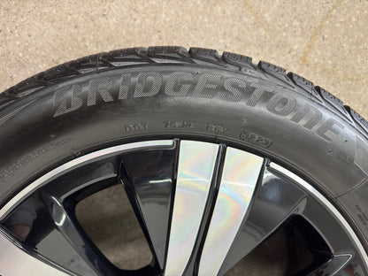 WIE NEU Original Mercedes C-Klasse W 206 17 Zoll Winterräder Winterreifen Felgen A2064017100 Alufelgen 225/50 R17 7x17 ET44,5 5x112 S 206 Limousine T-Modell 4MATIC Schwarz Silber Winterradsatz M+S
