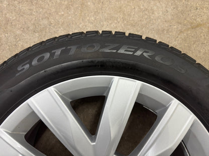 WIE NEU RDKS Original VW Arteon 3H Shooting Brake Marstrand 17 Zoll Winterräder Winterreifen Felgen 3G8601025 Alufelgen R-Line 7x17 ET38 5x112 215/55 R17 Silber Winterradsatz