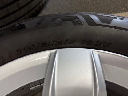 WIE NEU Original VW Tiguan II 2 Corvara 17 Zoll Sommerreifen Sommerräder 5NA071497 Felgen Alufelgen 215/65 R17 Zoll Kompletträder AD1 5N 5NA RDKS KBA49906
