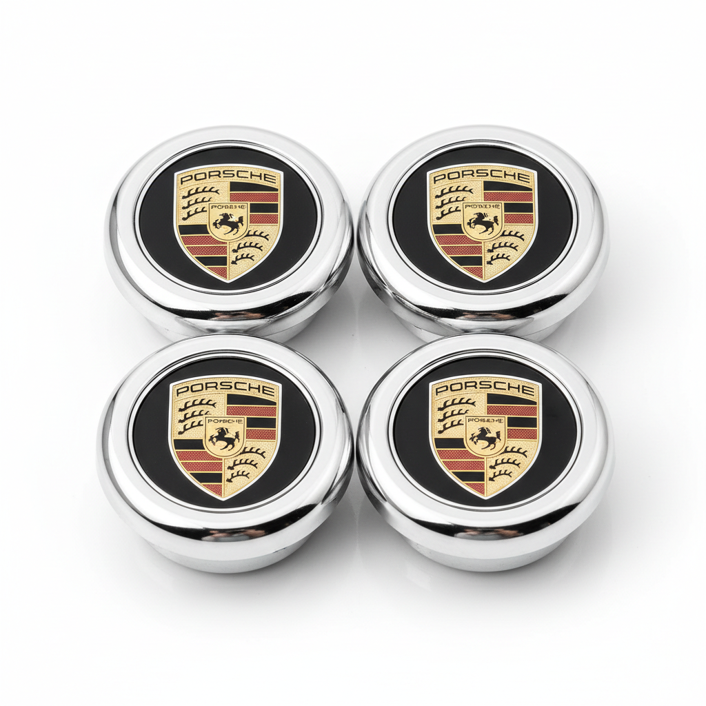 Porsche Nabendeckel (4 Stück)