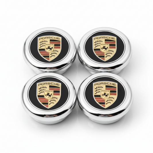 Porsche Nabendeckel (4 Stück)