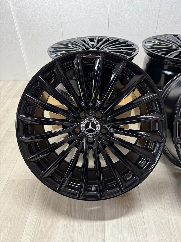 NEU* Original Mercedes GLC X 254 C 254 20 Zoll AMG Felgen Alufelgen A2544010800 A2544010900 Coupé SUV Black Edition Schwarz Hochglanz 5x112 8,5x20 ET34,5 9,5x20 ET35,5 AMG Felgensatz MwSt. ausweisbar